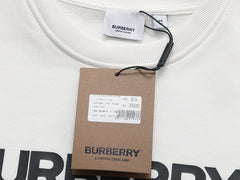 Burberry Logo Pattern Classic Sweatshirts