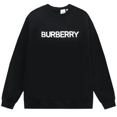 Burberry Logo Pattern Classic Sweatshirts