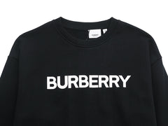 Burberry Logo Pattern Classic Sweatshirts