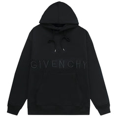 GIVENCHY Logo Embroidery Pattern Hoodie