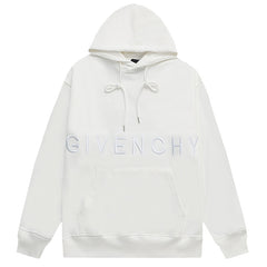 GIVENCHY Logo Embroidery Pattern Hoodie