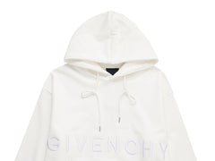 GIVENCHY Logo Embroidery Pattern Hoodie