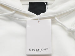 GIVENCHY Logo Embroidery Pattern Hoodie