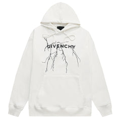 GIVENCHY Lightning Pattern Hoodie