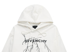 GIVENCHY Lightning Pattern Hoodie