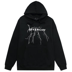 GIVENCHY Lightning Pattern Hoodie