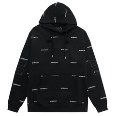 GIVENCHY Classic LOGO Pattern Hoodie