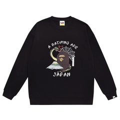 BAPE Ape Head Camo Print Sweatshirt