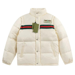 LUXURY HUB GUCCI LOGO PUFFER JACKET