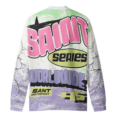 Saint Michael Printed Long Sleeve T-Shirt