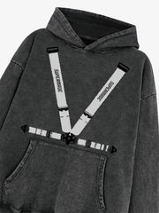 Racing Seat Belt Pattern  Design Hoodie
