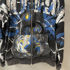 MIXED EMOTION Disinfectant Mask Hoodie