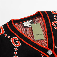 GUCCI GG COTTON CARDIGAN SWEATER