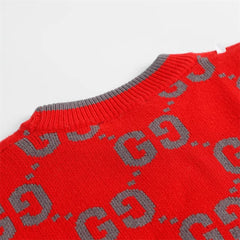 GUCCI GG KNIT COTTON JACQUARD SWEATER