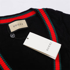 GUCCI COTTON CARDIGAN SWEATER