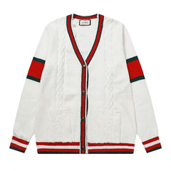 GUCCI COTTON CARDIGAN SWEATER