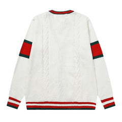 GUCCI COTTON CARDIGAN SWEATER