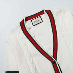 GUCCI COTTON CARDIGAN SWEATER