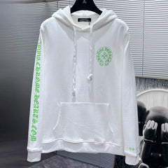 Chrome Hearts leather patch hoodie