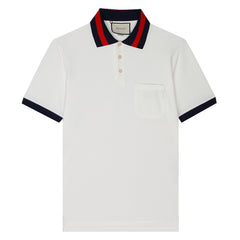 GUCCI Embroidery Logo Polo Shirt