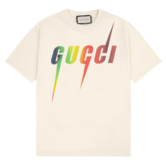 GUCCI Rainbow Blade Print T-Shirt Oversized