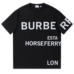 Burberry Cotton Print Logo T-shirt Oversize