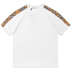 Burberry Vintage Check Panel Cotton T-shirt Oversize