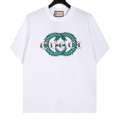 GUCCI Double Dragon Print T-Shirt Oversized