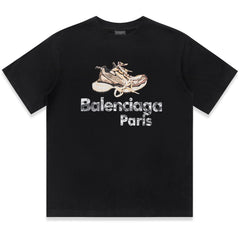 Balenciaga Classic Shoe Print T-Shirt Oversize