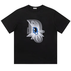 Dior Classic Letter Print T-Shirt Oversize