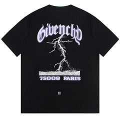 Givenchy Lightning Print T-Shirt Oversize