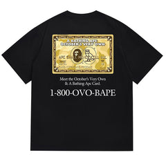 BAPE x OVO Card T-shirt