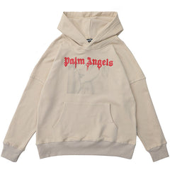 Palm Angels portrait-print Cotton Hoodie