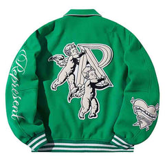 REPRESENT CHERUB WOOL VARSITY JACKET