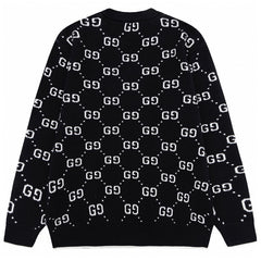 GUCCI KNIT COTTON JACQUARD JUMPER SWEATER