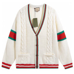 GUCCI COTTON CARDIGAN SWEATER