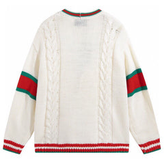 GUCCI COTTON CARDIGAN SWEATER