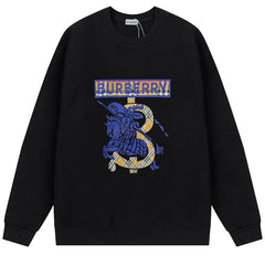 Burberry War Horse Cotton Sweatshirts Oversized