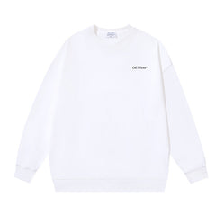 Off White Logo Cotton Sweatshirts