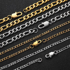 Men's Figaro Titanium Necklace #CHA145