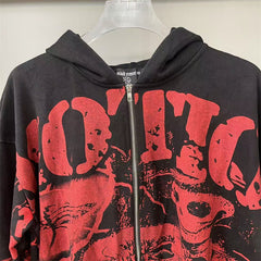 MIXED EMOTION Acid Wash “Deserted” Hoodie