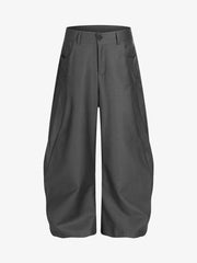 Drape Cleanfit Pleated Barrel Suit Pants