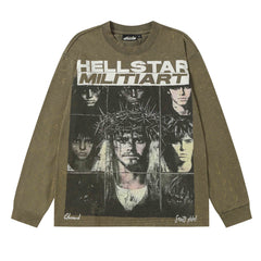 Hellstar Studios Face Long Sleeve Tee
