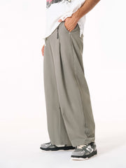 Elastic Waistband Barrel Pants - 2425
