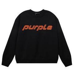 Purple Brand Logo Printed Sweatshirts