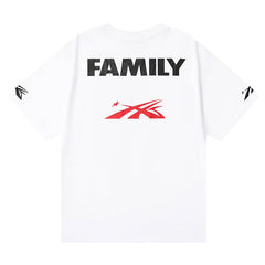 Hellstar Family Letter printed T-Shirt White