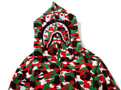 Bape Multicolor camouflage shark Hoodie