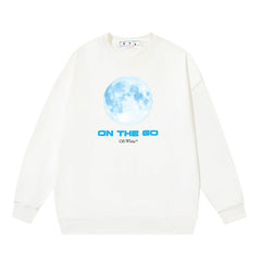 Off White Logo Cotton Sweatshirts