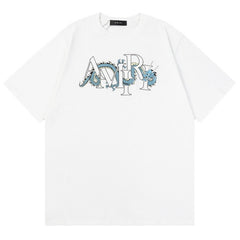 AMIRI Dragon Print T-shirts