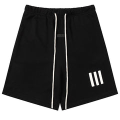 FEAR OF GOD X ADIDAS joint three-dimensional rubber three-bar shorts